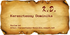 Keresztessy Dominika névjegykártya